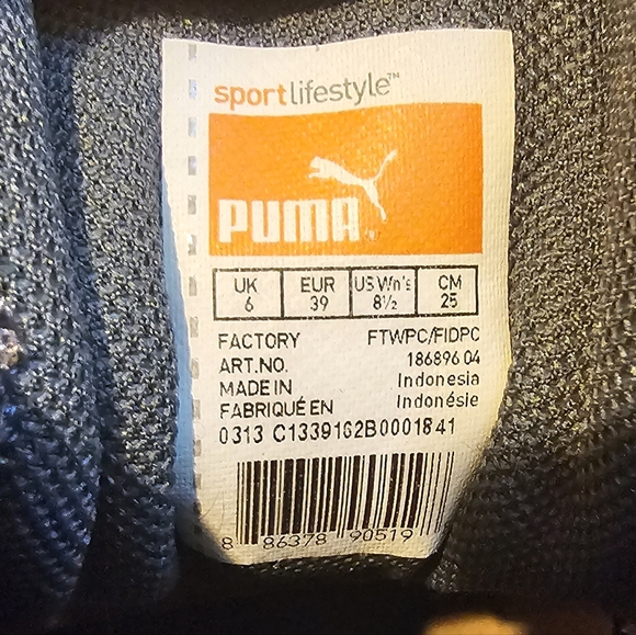 Puma Bioweb Elite Gray Turquoise Blue Ortholite Running Tennis Sneaker Shoes 8.5 - Picture 8 of 13